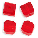 Faceted Cubes 6mm : Lt Siam Ruby