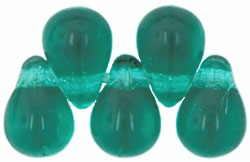 Tear Drops 6 x 4mm : Emerald