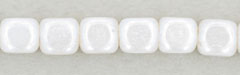 Cubes - 4mm : Luster - Opaque White