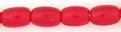 Rice Beads 6 x 4mm : Siam Ruby