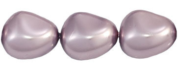 Pearl Coat - Nugget 15 x 13mm: Pearl - Lilac