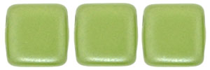 CzechMates Tile Bead 6mm : Pearl Coat - Olive