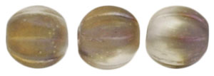 Melon Round 5mm : Matte - Apollo - Gold