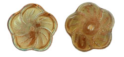 Pinwheel Flower 12mm : Crystal - Celsian