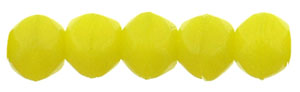 English Cut Round 3mm : Chartreuse