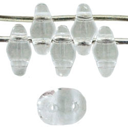 SuperDuo 5 x 2mm Tube 5.5" : Crystal