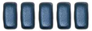 CzechMates Bricks 6 x 3mm : Pearl Coat - Steel Blue