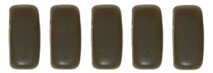 CzechMates Bricks 6 x 3mm : Matte - Chocolate Brown