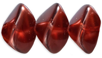 Wonky Oval 15 x 11mm : ColorTrends - Pomegranate