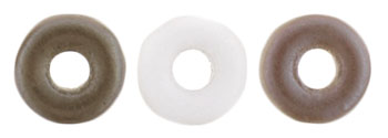 O-Bead 1x4mm Tube 2.5" : Matte - Opaque White - Celsian 1/2