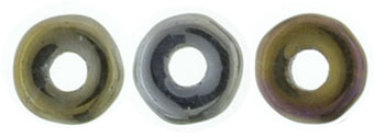 Ring Bead 1/4mm Tube 2.5" : Iris - Brown