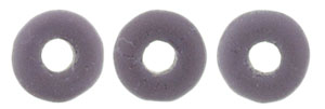 Ring Bead 1/4mm Tube 2.5" : Matte - Opaque Purple