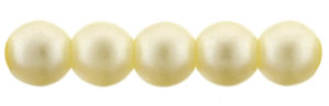 Glass Pearls 4mm : Cream