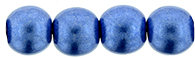 Round Beads 6mm : ColorTrends: Saturated Metallic Navy Peony