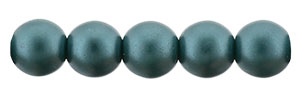 Glass Pearls 6mm : Teal