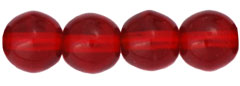 Round Beads 6mm : Siam Ruby