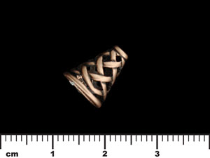 Celtic Bead Cone 12/10mm : Antique Copper