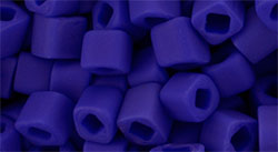 TOHO Cube 3mm Tube 2.5" : Opaque-Frosted Navy Blue