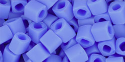 TOHO 4mm Cube Tube 5.5" : Opaque-Frosted Periwinkle