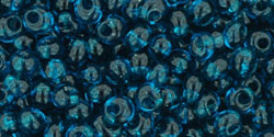 TOHO Magatama 3mm : Transparent Capri Blue