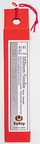 Tulip - Milliners Needles Straw (6 pcs) : Assorted Thick Sizes