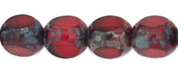 Antique Style Triangle 8mm : Siam Ruby