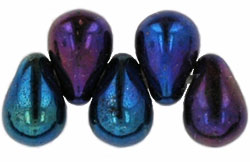Tear Drops 6 x 4mm : Iris - Blue