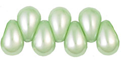 Tear Drops 6 x 4mm : Pearl - Mint