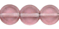 Dime Beads 6mm : Med Amethyst