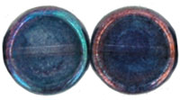 Dime Beads 8 x 3mm : Luster - Transparent Denim Blue
