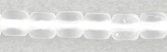 Cubes - 4mm : Matte - Crystal