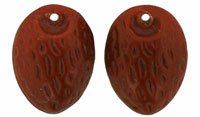 Fruit Beads - 3D : Almonds - Brown