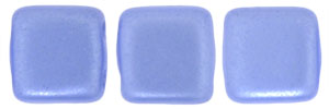 CzechMates Tile Bead 6mm : Pearl Coat - Baby Blue