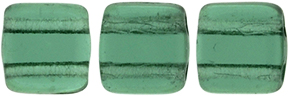 CzechMates Tile Bead 6mm : Prairie Green
