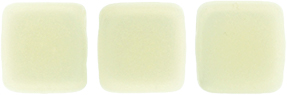 CzechMates Tile Bead 6mm : Sueded Gold Ivory
