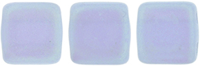 CzechMates Tile Bead 6mm : Aqua Glow - Milky Alexandrite