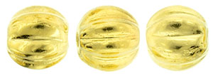 Melon Round 5mm : 24K Gold Plated