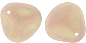 Rose Petals 14 x 13mm : Sueded Olive Milky Pink