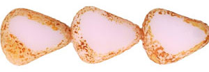 Chunky Table Cut Drop Nugget 19 x 16mm : Strawberry Creme - Stone Picasso