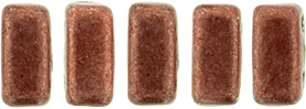 CzechMates Bricks 6 x 3mm : ColorTrends: Saturated Metallic Grenadine