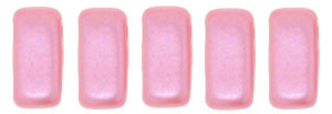 CzechMates Bricks 6 x 3mm : Pearl Coat - Flamingo