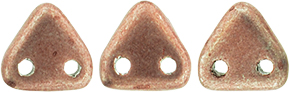CzechMates Triangle 6mm Tube 2.5" : ColorTrends: Saturated Metallic Butterum