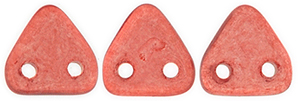 CzechMates Triangle 6mm : ColorTrends: Transparent Aurora Red