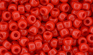Matubo Seed Bead 7/0 : Opaque Red