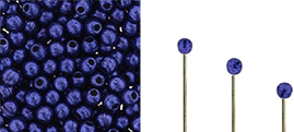 Finial Half-Drilled Round Bead 2mm Tube 2.5" : ColorTrends: Saturated Metallic Super Violet