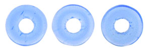 Ring Bead 1/4mm Tube 2.5" : Milky Sapphire