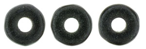 Ring Bead 1/4mm Tube 2.5" : Metallic Suede - Dk Forest