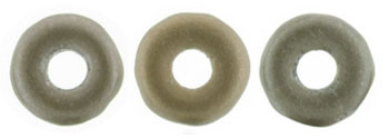 Ring Bead 1/4mm Tube 2.5" : Matte - Metallic Leather