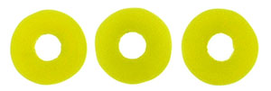 Ring Bead 1/4mm Tube 2.5" : Matte - Chartreuse