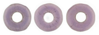 Ring Bead 1/4mm Tube 2.5" : Luster - Opaque Lilac